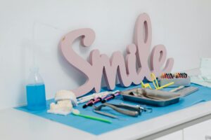 Child in a medical setting, not related to dental socket preservation